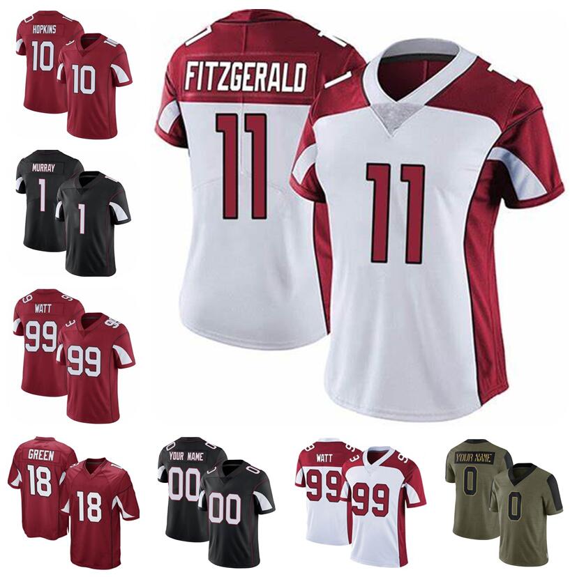 2022 Fans Kyler DeAndre Zach Watt Ertz Hopkins Murray jersey Green Custom American football Jerseys For Mens Womens Youth Kids Shirts Logo All St