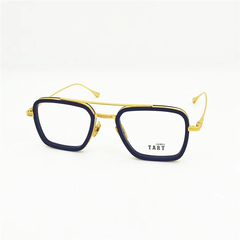 

JAMES TART 397 Optical EYEGLASSES For Unisex Retro Style Anti-blue Light Lens Plate Square Full Frame With Box