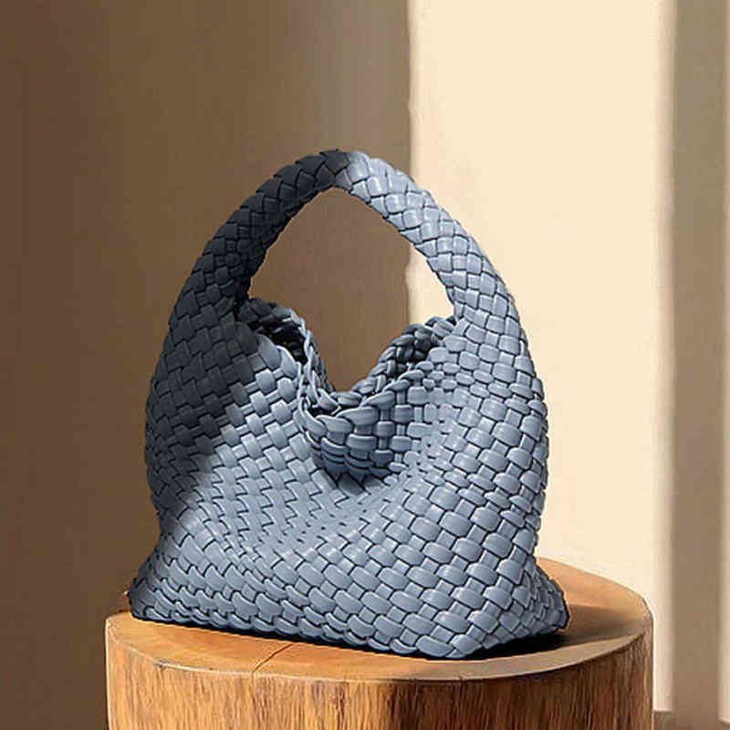 

Designer Tote Bags Woven 2022 New Summer Small Handbag Crossbody Small Light Luxury Women's Hand Carry, Black