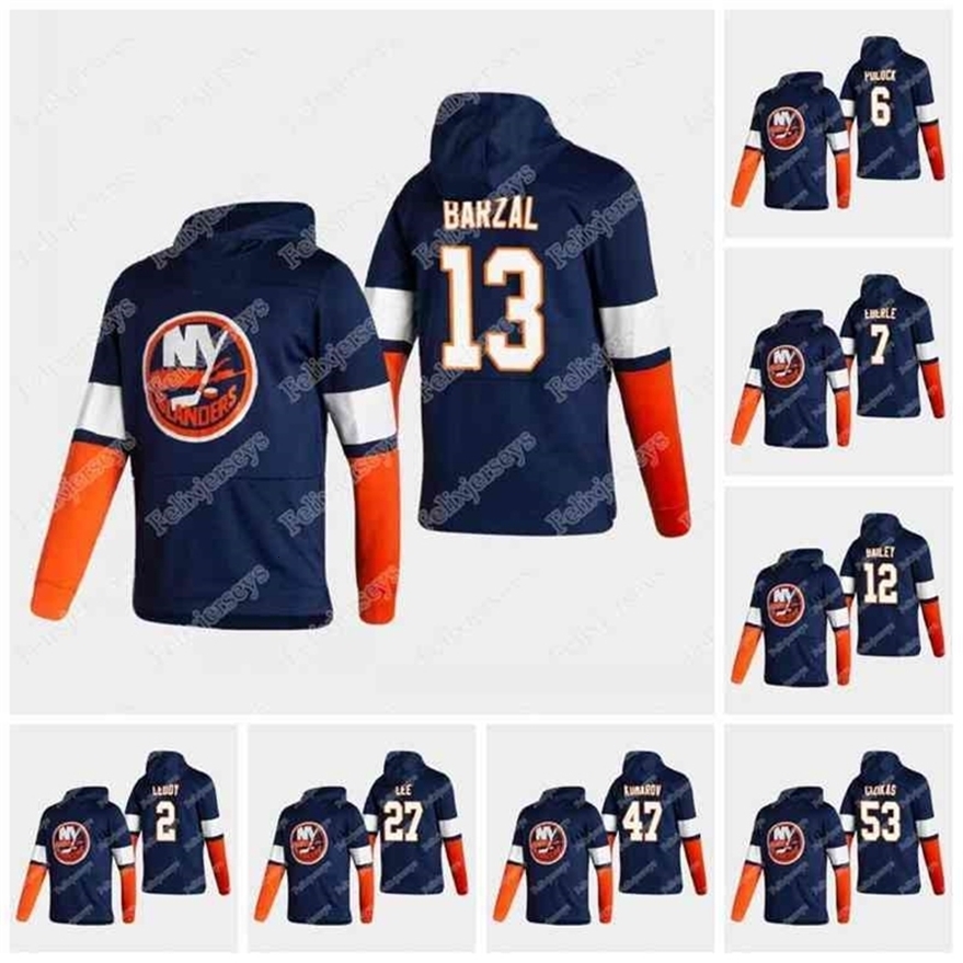 Xfl2020 2021 Reverse Retro Hoodie Anders Lee Mathew Barzal Eberle Pageau Josh Bailey Casey Cizikas Leo Komarov Nick Leddy
