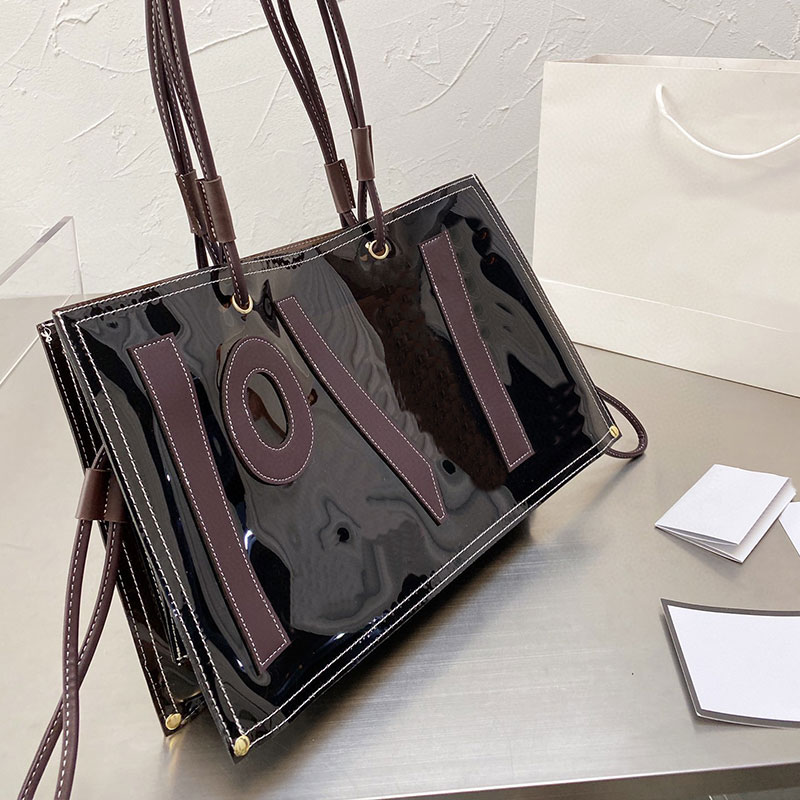 

jelly Tote Bag Transparent Crossbody Bags PVC Travel Handbag Composite Handbags Purse Weekend Shopping Purse High-Capacity Long Shoulder Strap