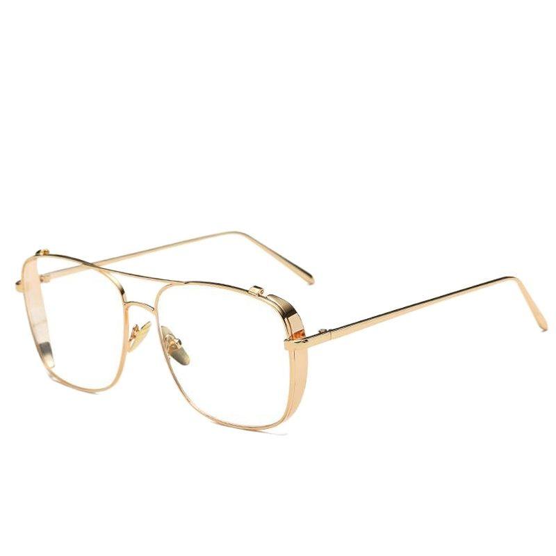 

Fashion Sunglasses Frames Dokly Brand Clear Glasses Men Big Face Wear Classic Male Eyewear Gafas Retro For EyewearFashion