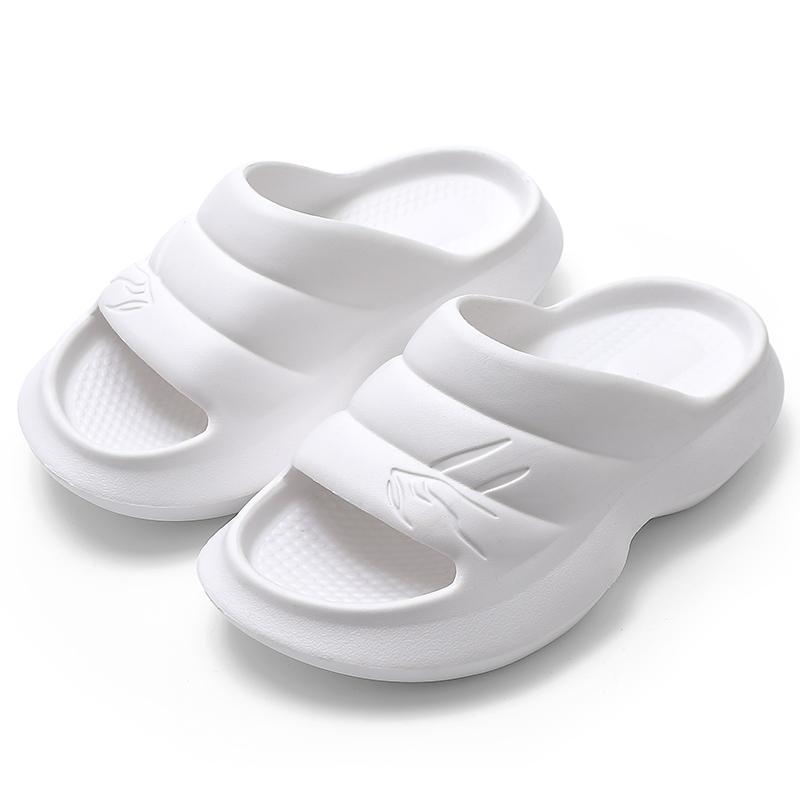 

Slippers Summer Women Fashion Design Comfortable EVA Smelless 5cm Thick Sole Slides Beach Flip Flops Male Ladies Home Bath ShoesSlippers, Green