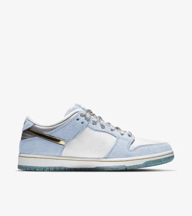 

Mens Shoes Dunks Lows Sean Cilver SNKRS Basketball Shoe High Quality Sports Sneakers Color white/psychic blue/metallic gold Size 36-47 Available, Box