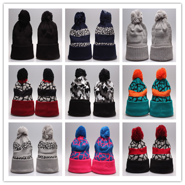 

Wholesale luxury Beanie Knitted Hats custom Sports winter warm beanies caps Women Men popular fashion brand caps 10000 styles mixed order, 17