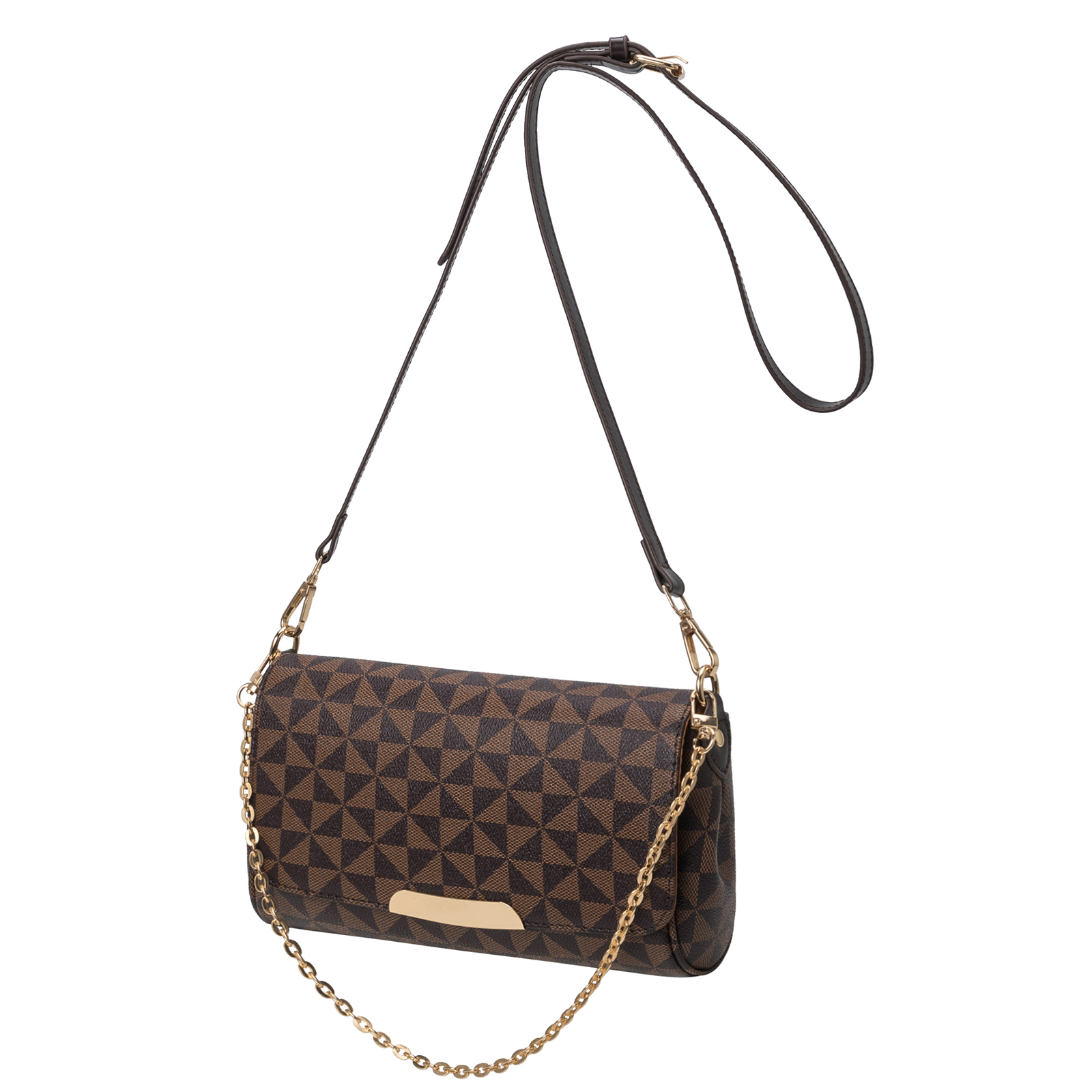 

2022 new fashion retro printed plaid small square bag shoulder chain bag sense diagonal bag, Windmill beige