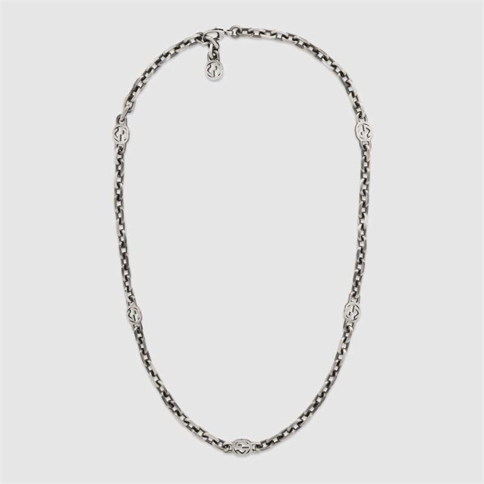 

36% OFF designer jewelry Gujia double g hollow out interlocking bracelet fashion necklace for men and women with the same gift straight
