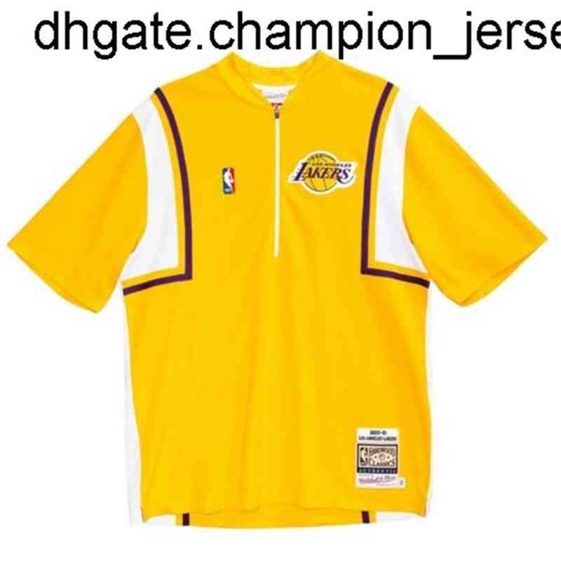 

New Goods Cheap Mitchell & Ness Men's 2000-01 Top Shooting Shirt Vest Stitched Throwback Basketball Jerseys vest Shirt, Yellow