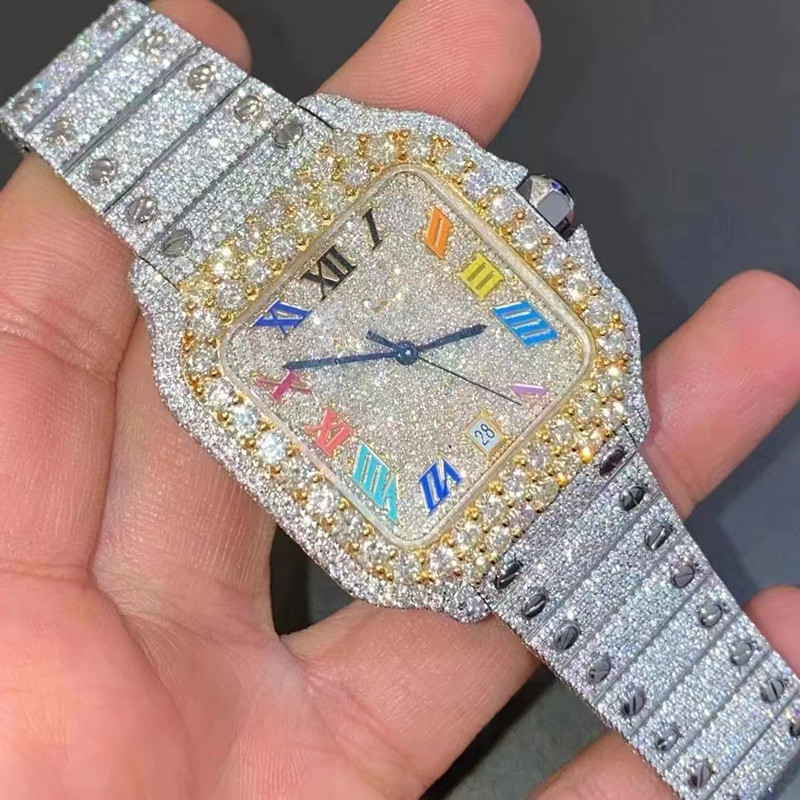 

luxury mens watches 4130 movement watches for men 3255 montre de luxe watch Mosang stone moissanite diamond watchs wristwatch Mechanical automatic 904L M37, The screwdriver