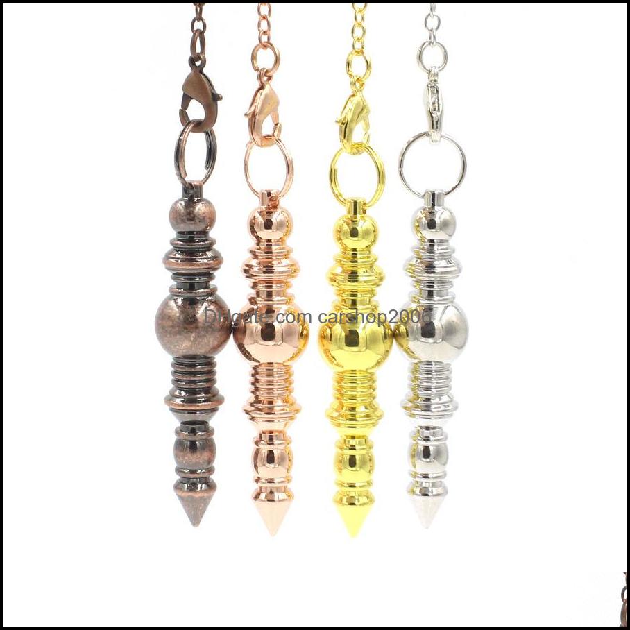 

Pendant Necklaces Pendants Jewelry Jln Whistle Shape Pendum Nce Pendo Reiki Vintage Dowsing Charm For Energy Therapy Divination Meditation