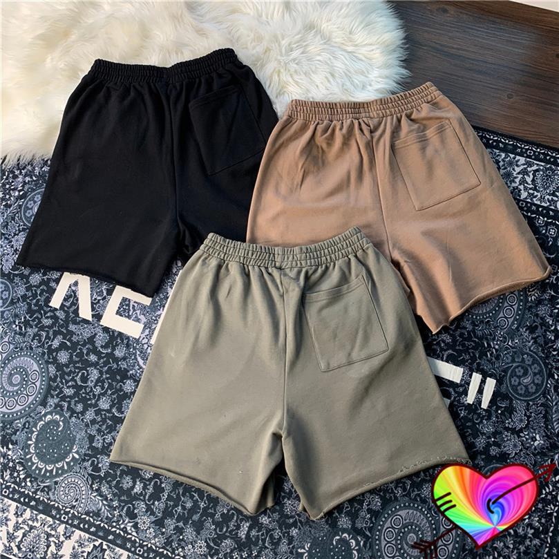 

Real Pics 2022 Blank Shorts Men Women 1 High Quality Zipper Pockets Terry Cotton Hip Hop Solid279D