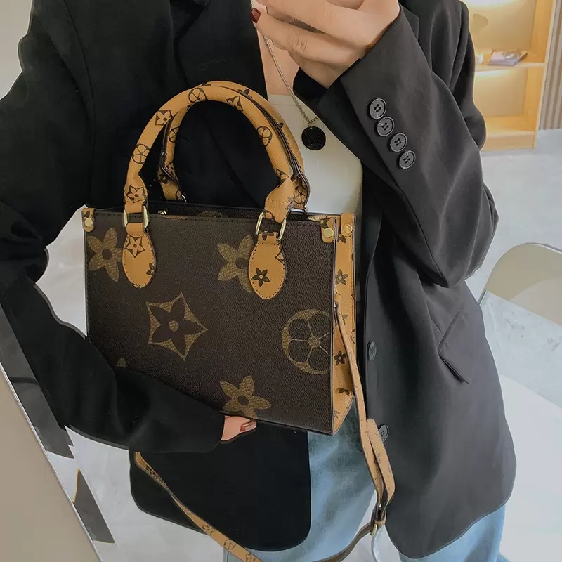 

Evening Bags Retro Female Bags One-Shoulder Vintage Messenger Handbag Large-Capacity Presbyopia Large Printing Shopping Bag, Pls choose