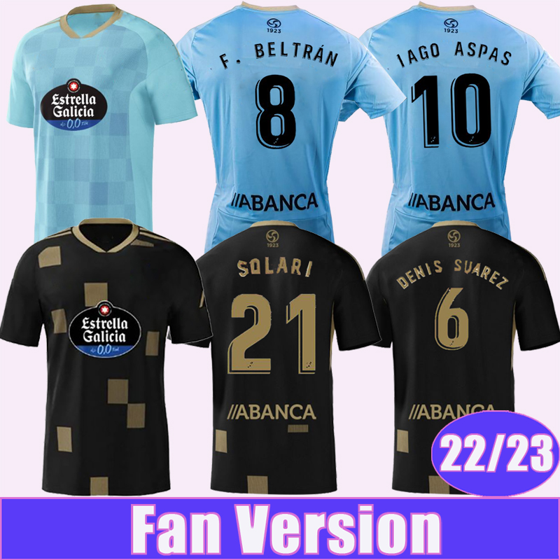 

22 23 NESTOR T. GALHARDO F. BELTRAN Mens Soccer Jerseys FRANCO CERVI TAPIA AIDOO JR. JAVI GALAN Home Away Football Shirt Short Sleeve Sleeve Uniforms, Qm9799 22 23 home l. lig. patch
