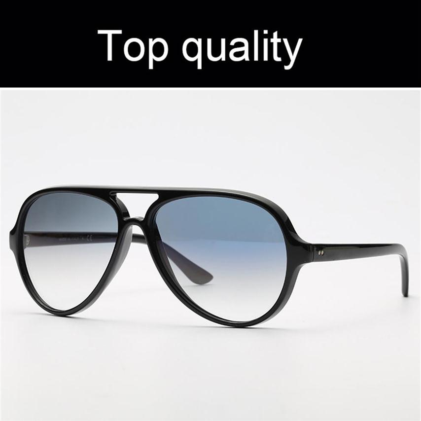 

Top Quality 4125 Sunglasses Men Women Retro Sun Glasses Nylon Frame G15 Lenses Original Packages Cat Design3133281Z