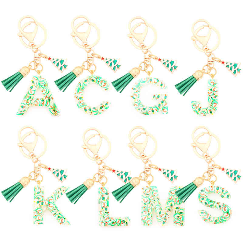 

Creative Christmas Keychain Pendant Resin Keychain