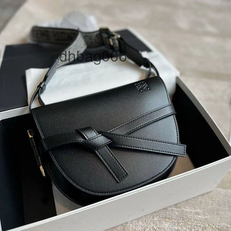 

Bag Women Bag 2022 Shoulder Handbags Designer Loews Saddle Female Lychee Pattern Leather One Shoulder Handbag Gate Mini SQ21, Black
