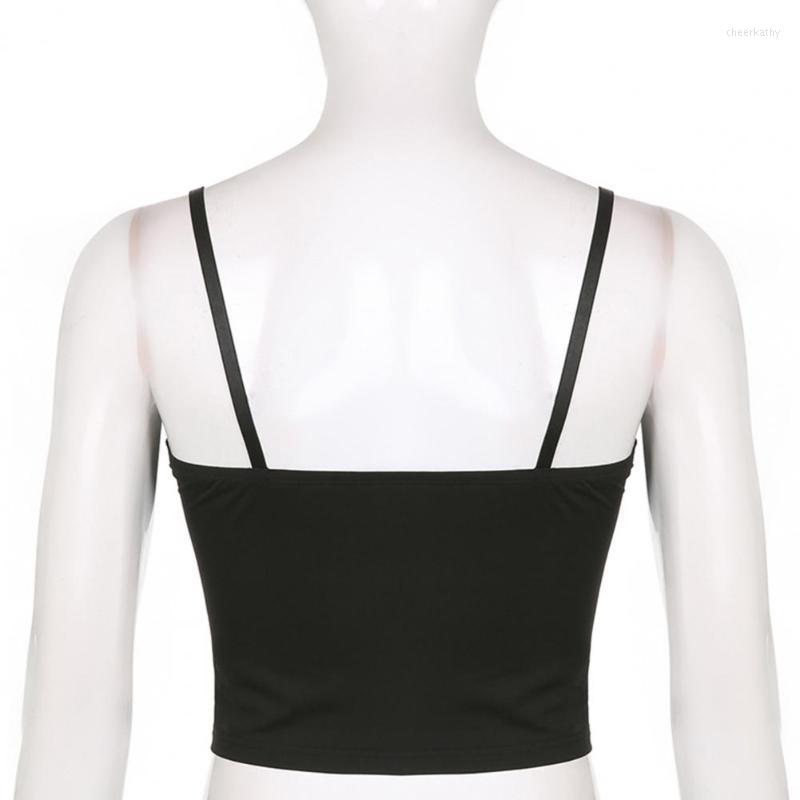 

Women' Blouses & Shirts Casual Wear Slim Fit Sling Tank Top Summer Sexy Vest For Daily LeisureWomen' Chee22, Black