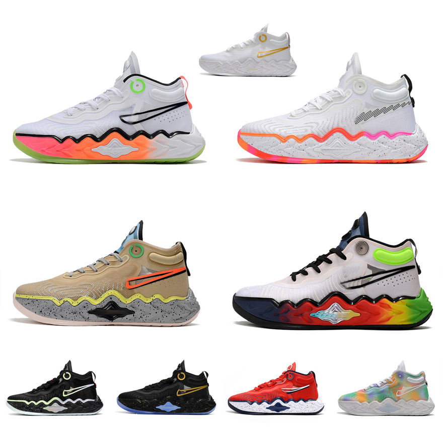 

Mens air zoom GT Run Jump basketball shoes White Pink Aunt Pearl USA Red Blue Tan Gold Black Tie Dye lebron 19 xix sneakers tennis with box, White multi