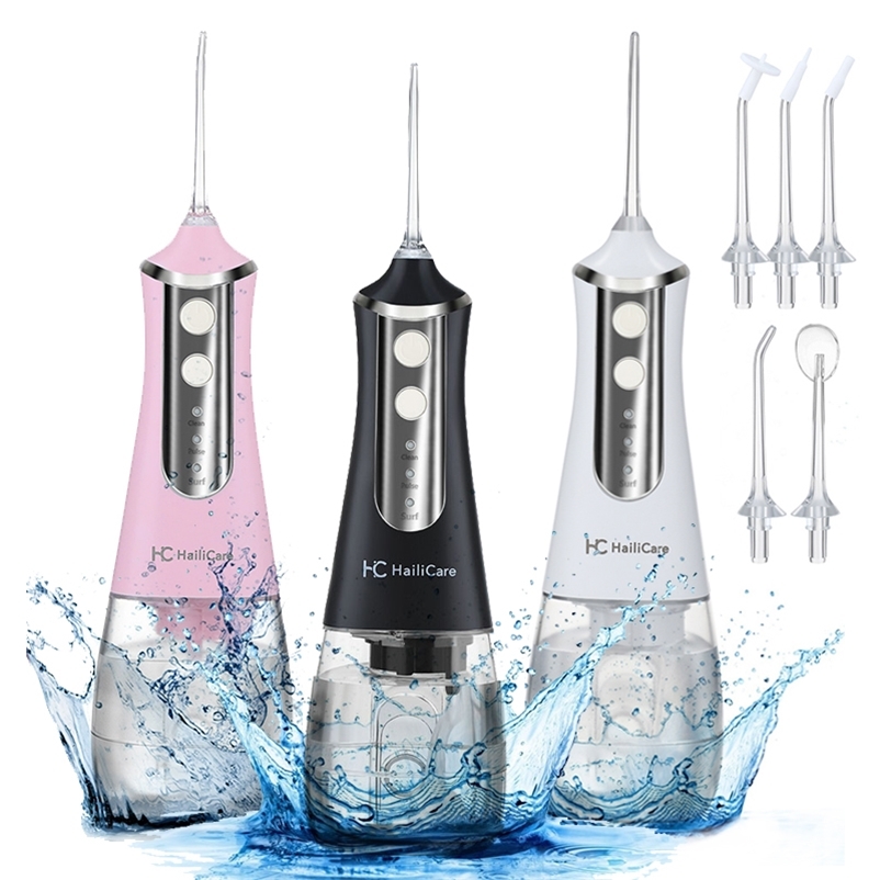 

Oral Irrigator Electric Dental Water Flosser Teeth Whitening 350ml Water Tank Waterproof Teeth Cleaner Water Pick Irrigador Home 220517