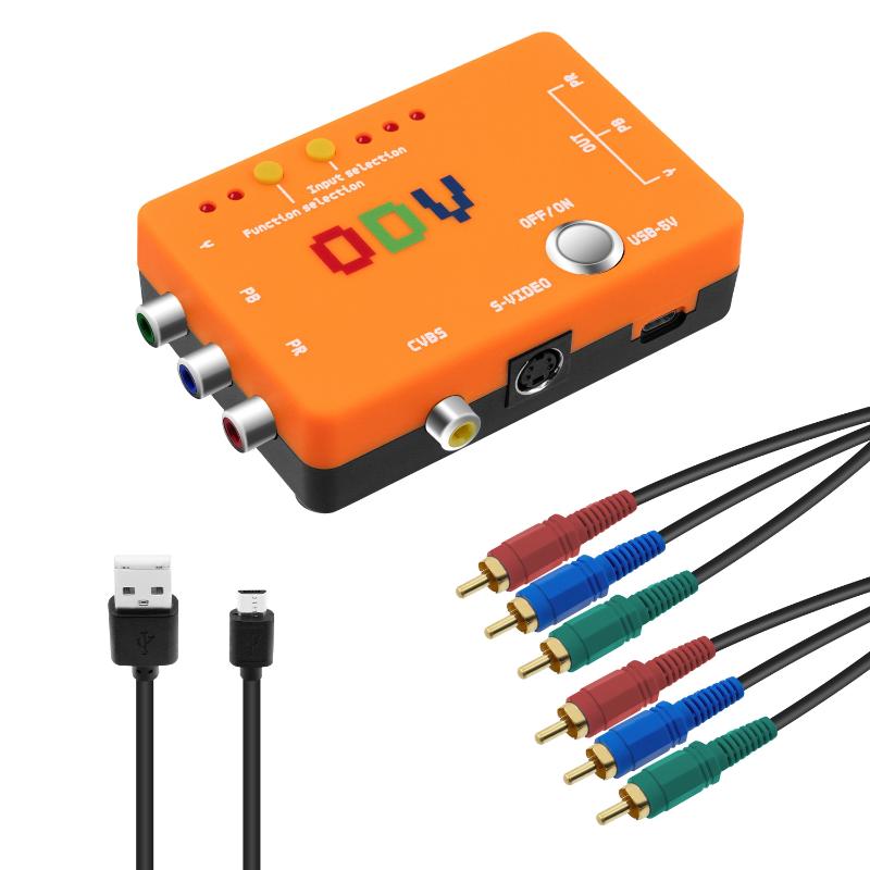 

Storage Bags ODV-II Component/CVBS/S-Video To Component Converter Adapter Without Delay Inputs The OSSC For Retro Gaming Console AccessorySt