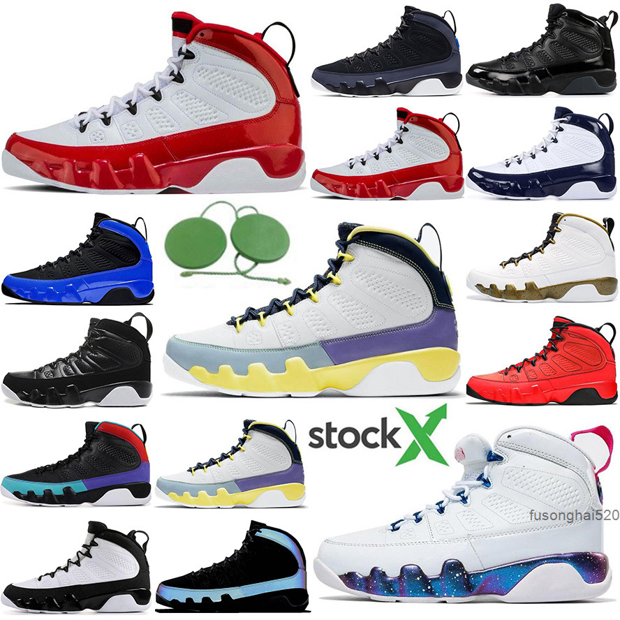 

Top Quality Jumpman 9 9s Basketball Shoes jorden University Gold Change The World Mens Trainers Retro University Blue Space Jam Sneakers, # 20
