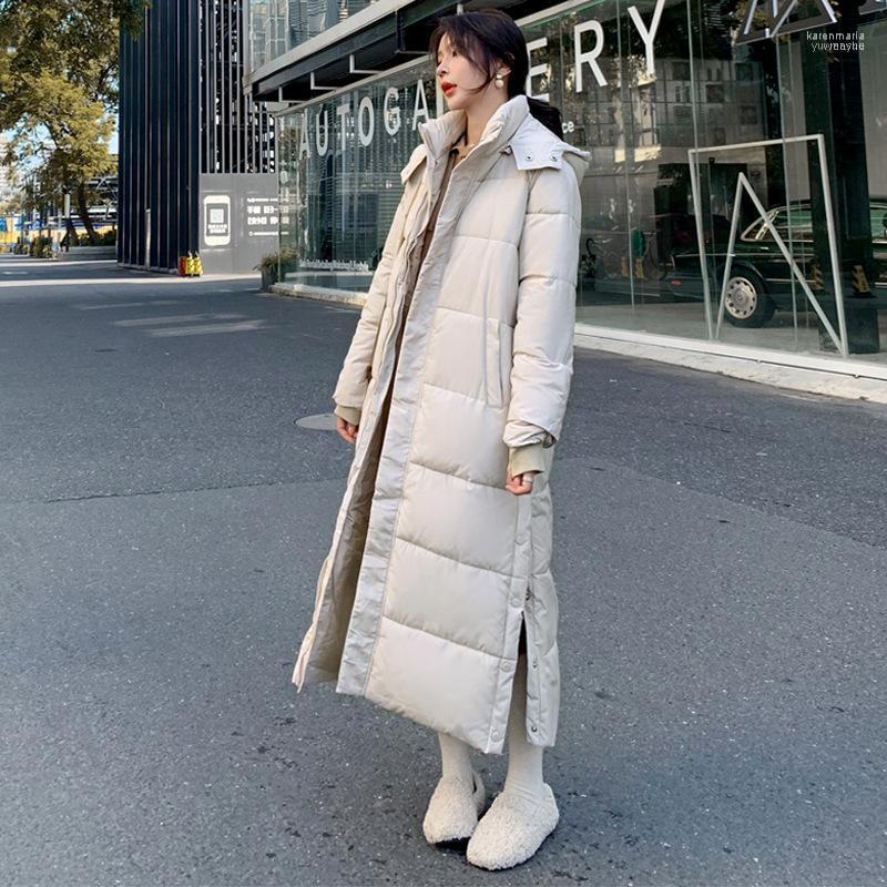 

Long Coat Women Jacket Hooded Ladies Warm Thick Fashion Loose Female Winter Down Parkas1 Kare22, Khaki