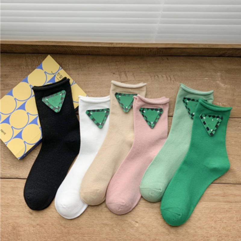 

2022NEW 10 Pairs of Women's Winter Socks Luxury Designer Men's Breathable Cotton Socks, 05