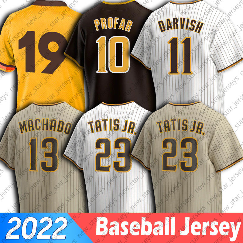 

San Diego 23 Fernando Tatis Jr Manny Machado Jersey Baseball Yu Darvish Eric Hosmer Tony Gwynn Jerseys Blake Snell Craig Stammen Jurickson Profar Wil Myers Alfaro, Man custom jersey (js)