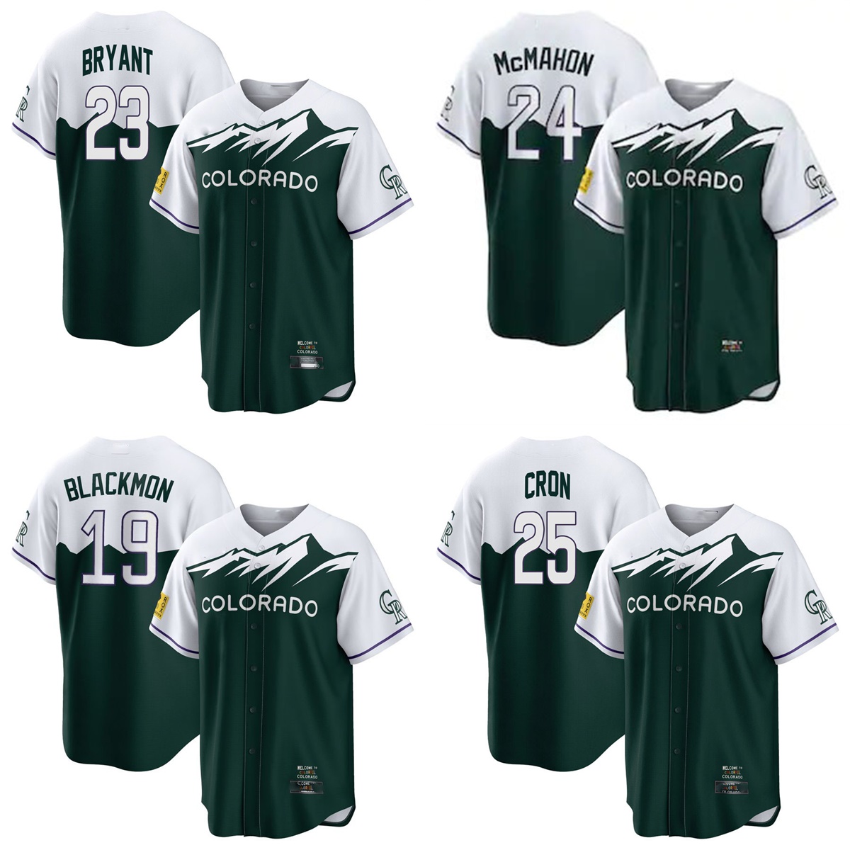 

Rockies 2022 City Connect Jersey Charlie Blackmon Kris Bryant Ryan McMahon Todd Helton Ryan Vilade Colton Welker Randal Grichuk Alex Colome Jose Iglesias YYDS, Mens city connect s-3xl