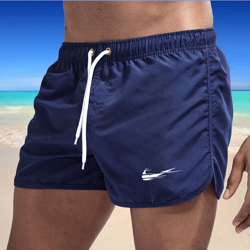 

Men Summer Casual Shorts Quick Drying Fitness Short homme Beach Shorts Women Boardshorts Elastic Waist Solid gym Clothing, Red
