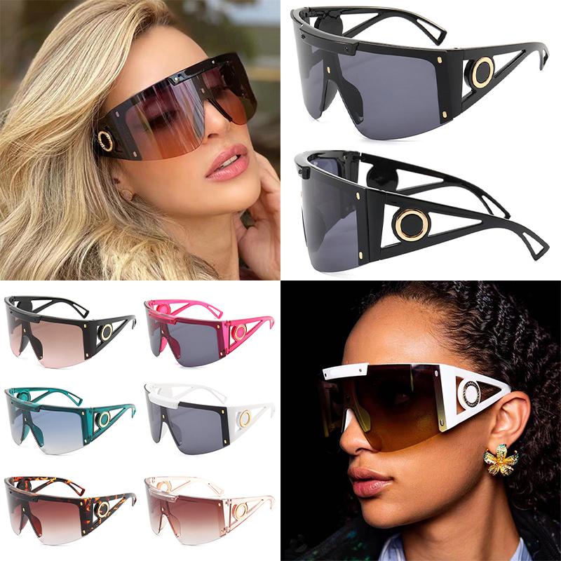 

Sunglasses Oversized Fashion Goggle Luxury Designer Women's Car Driving Decorative Glasses Vintage For Men UV400Sunglasses