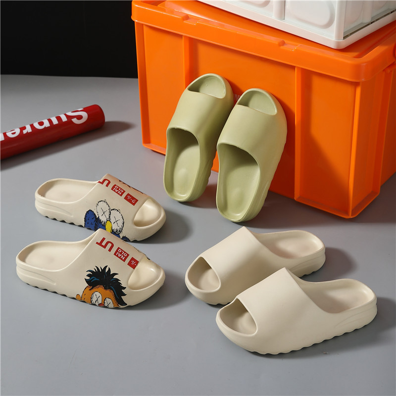 2022 Summer New Style with Light Feeling Slippers Coconut Women Fashion Household Non-slip Indoor Beach Shoes and Comfortable Soft Bottom Sandals