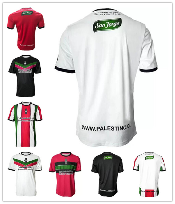 

CD Palestino 2021 soccer jersey home away Carrasco Misael Dávila 2022 Cornejo Aránguiz Larrivey Henríquez Montillo Leni, Black