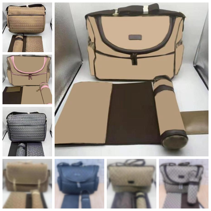 

2022 new Large Capacity Mummy Baby Diaper Bags kids Bag Waterproof Selling fashion Designer Nappy Bag Maternity Travel Nursing Handbag Plaid Zipper Multi-function, Customize