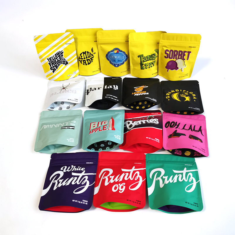 

California cookies 3.5g packaging bags 38 types gelatti gary payton runtz cereal milk pineapple piss medibles smell proof resealable package