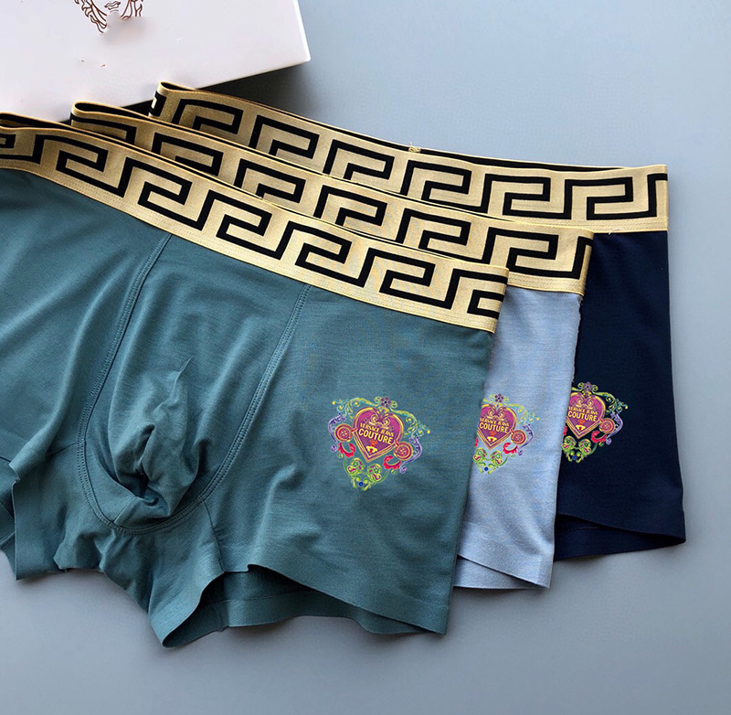 

22ss Breathable men's underpant, boxer shorts high fashion underwear comfortable jind 009, Black