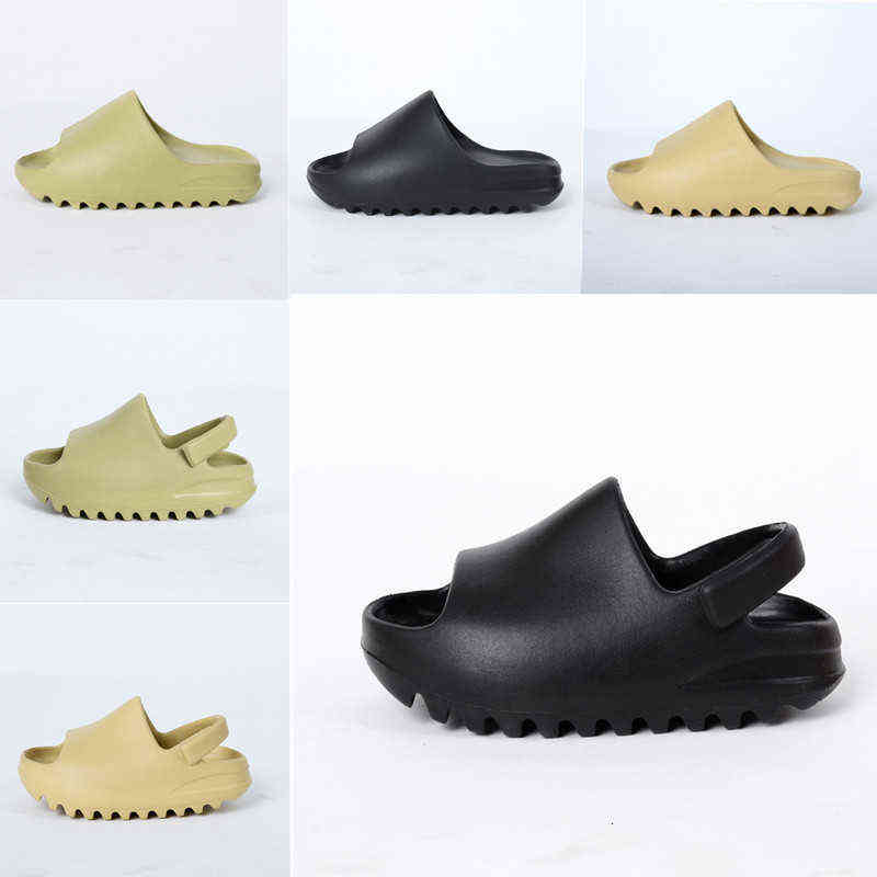 

Bone Slides Infant New Born Baby Shoes Resin Slip On Soot Boys Girls Children Sandals With Box Size 23-35, Color 6