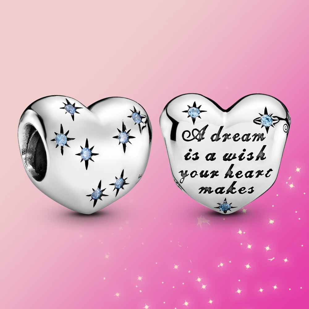 charm 925 sterling silver Cinderella's Dream Heart Charm bead Original Fit Pandora Bracelet for fashion women fashion jewelry-image-759513113