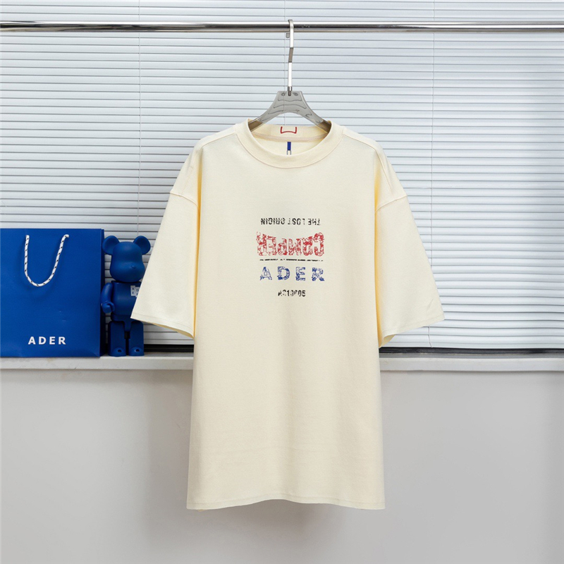 

2022ss Apricot Oversize T Shirt 1 Best-Quality Couple Dress T-shirt, Beige