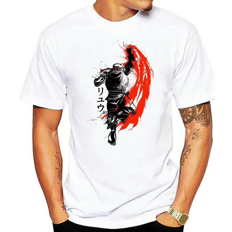 

Men's T-Shirts T-shirt For Men Japan Style Traditional Fighter T Shirt O-Neck Cotton Youth Top TShirt Short Sleeve Summer Anime TeesMen's, Women grey