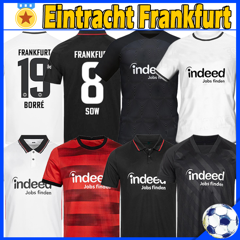 

22/23 Eintracht Frankfurt M.GOTZE #27 soccer jersey JOVIC RODE SILVA KAMADA HINTEREGGER 2022 2023 Men Kids kit football jerseys home away Trikot des Futball Uniforms, 21-22 away patch