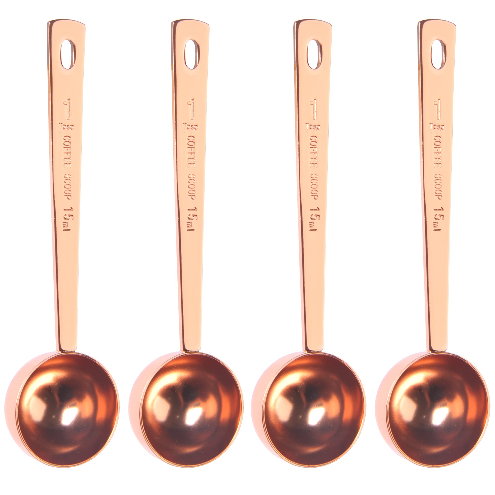 

Spoons Yzurbu Coffee Measuring Scoop Stainless Steel 1 Tablespoon Spoon Rose Gold amNqv