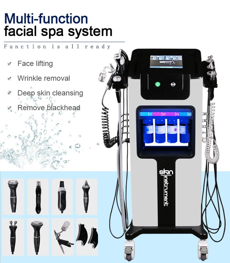 

NEWEST 8 in 1 hydrodermabrasion Multi-Functional salon use Beauty Equipment Hydra Facial Skin Care face SPA skin deep Clean hydrafacia Machine Microdermabrasion