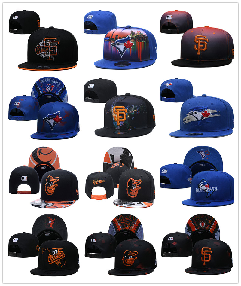 

Snapbacks Baltimore''Orioles''Sports Caps San Francisco''Giants''hats Toronto''Blue Jays Baseball Cap Adjustable Fit Hat, Color