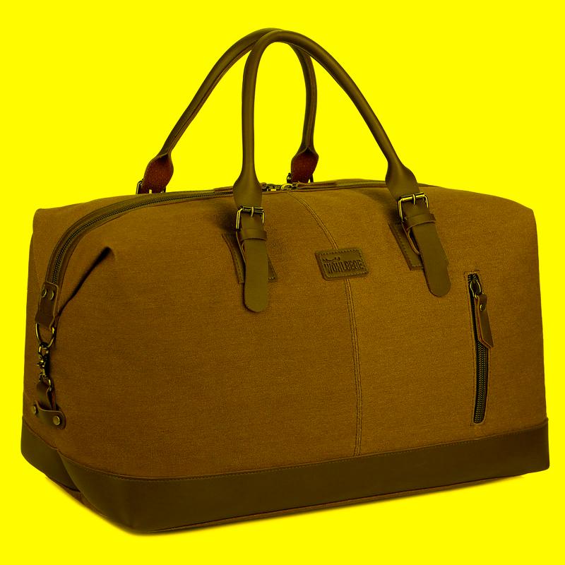 

Duffel Bags Men Large Capacity Canvas Travel Bag Crossbody Weekend High Quality Vintage Luggage Simple Tote BagDuffel, Black