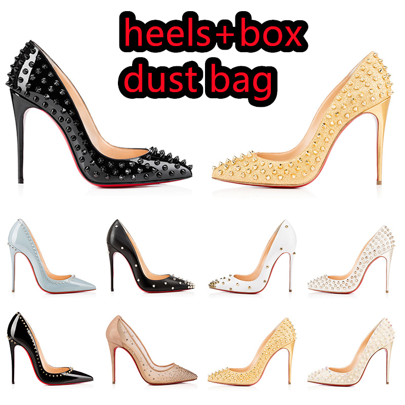 

designer heels High Heel Dress Shoes Womens Dinner Party Christmas Stiletto leather pointed pearl 8 10 12CM Genuine Leather Point Toe Pumps box+dust+bag size35-44, #25