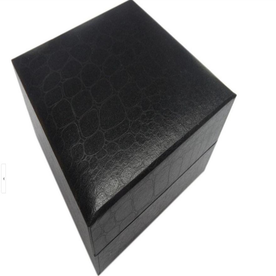 

Spot flip watch box paper black watch box square paper watch storage box215G