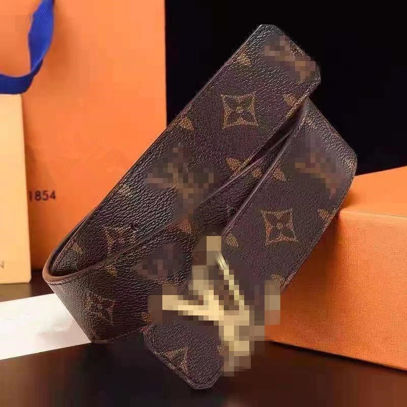 

1854 20color Luxury Designer Belts Men Women Belts of Mens and Women Belt with Fashion Big Buckle Real Leather Top High QualityA199lvs, High quality belt + gift box