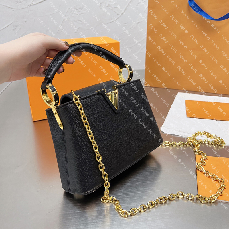 

Capucines mini Leather Handbag women Lady Tote Crossbody Bag designer bags
