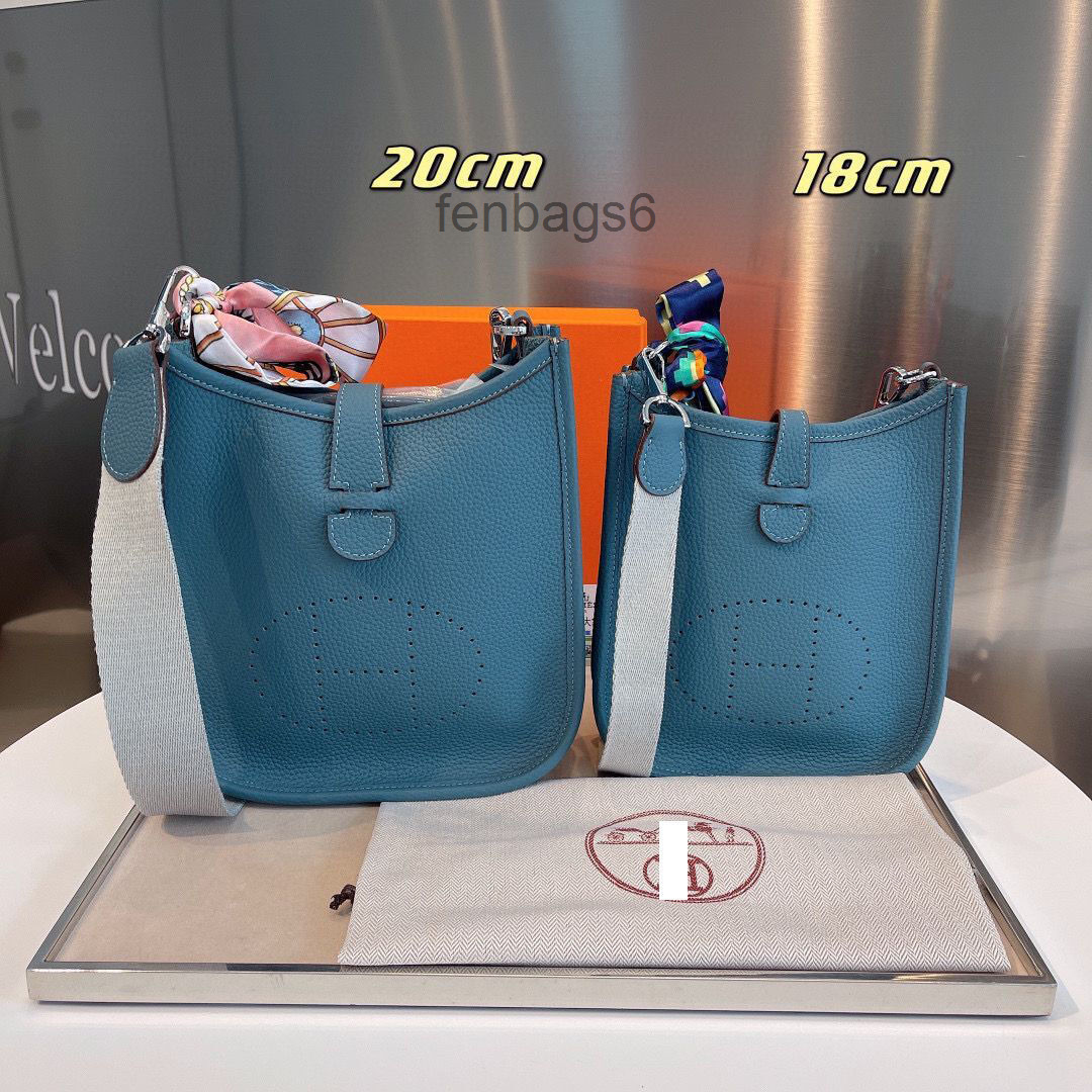 

Designers Bag Herme 2022 Bags Women Handbags h Women's Bag Tote Bag Capacity Commuting Leather Bucket Messenger Evelyn, Golden brown